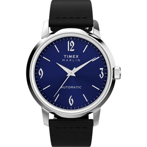 TIMEX Marlin Blue Round Dial Mechanical Automatic Men's Watch - TW2W93100UJ - KRISHNA WATCH COMPANY