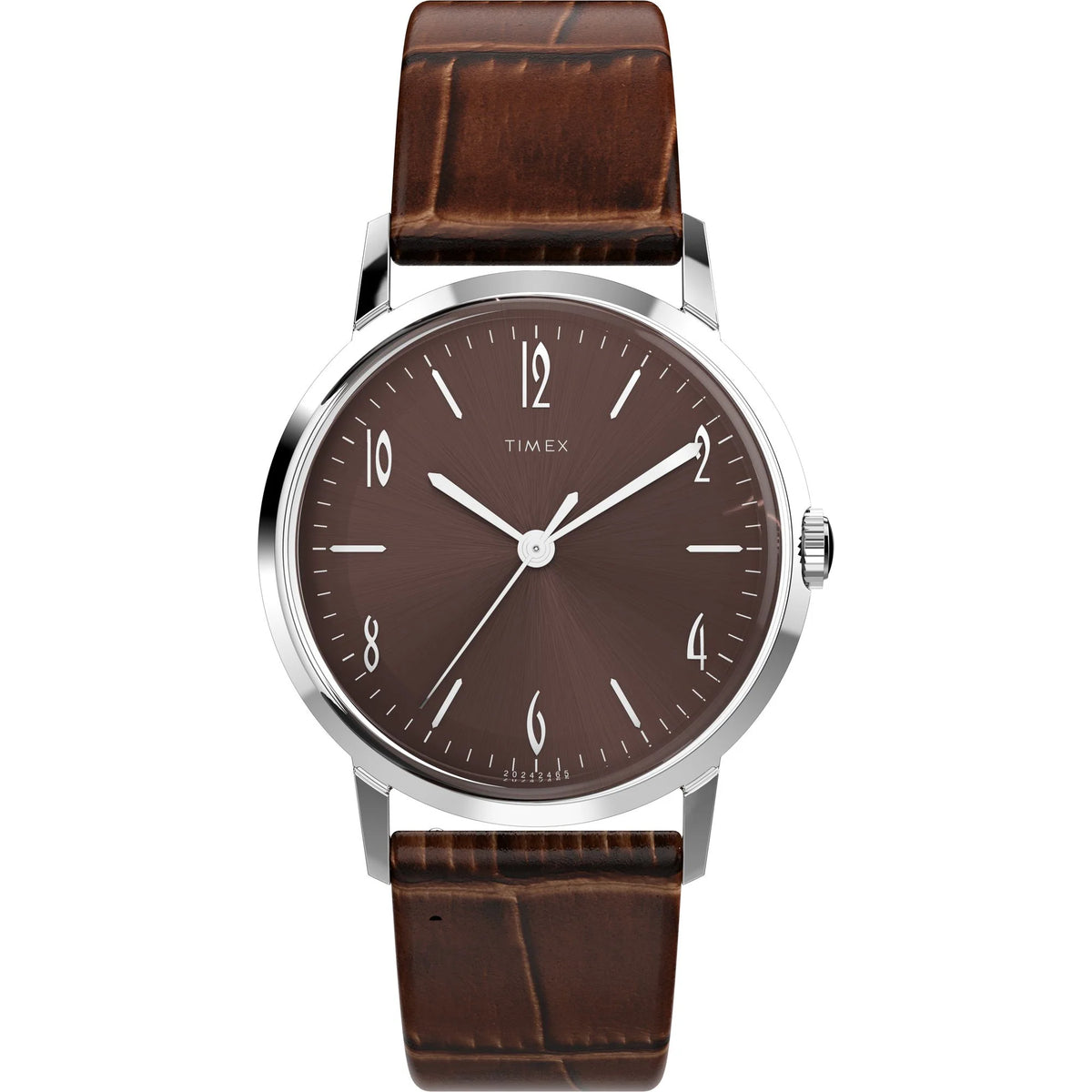 TIMEX Marlin Brown Round Dial Mechanical Automatic Men's Watch - TW2W93300UJ