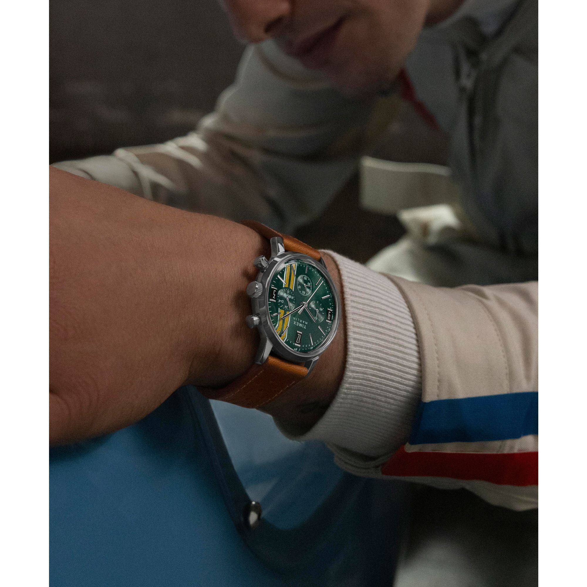 TIMEX Marlin Green Round Dial Analog Men's Watch - TW2W99100UJ