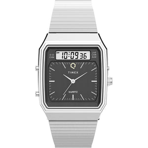 Q Timex Black Rectangle Dial Ana-Digital Men's Watch - TW2Y05900UJ - KRISHNA WATCH COMPANY