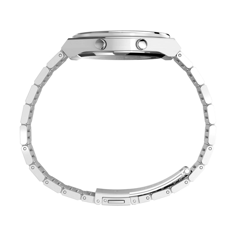 Timex Q Grey Round Dial Digital Men's Watch - TW2Y09800UJ