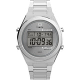 Timex Q Grey Round Dial Digital Men's Watch - TW2Y09800UJ