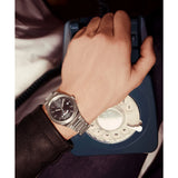 Timex Q Black Round Dial Analog Men's Watch - TW2Y12100UJ