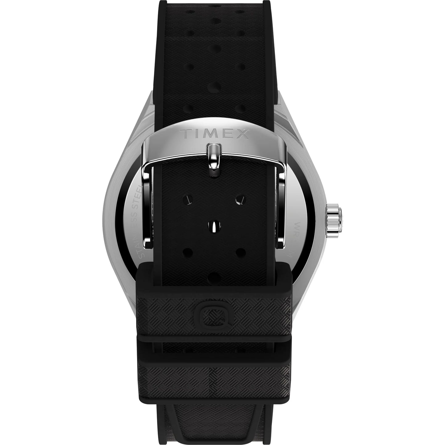 Q Timex Silver-Tone Round Dial Analog Men's Watch - TW2Y12200UJ