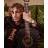 Q Timex Silver-Tone Round Dial Analog Men's Watch - TW2Y12200UJ