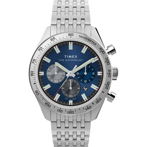 TIMEX Waterbury Blue Round Dial Analog Men's Watch - TW2Y18500UJ - KRISHNA WATCH COMPANY