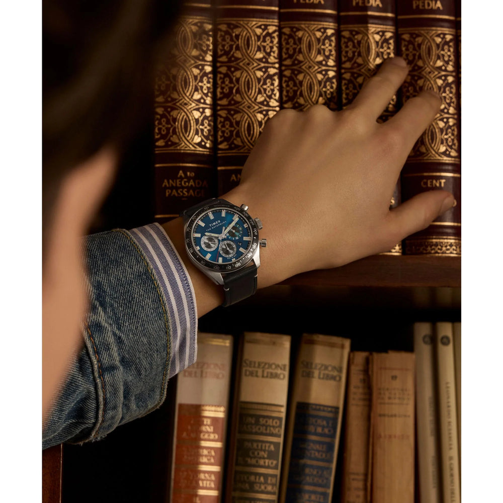 TIMEX Waterbury Blue Round Dial Analog Men's Watch - TW2Y18600 - KRISHNA WATCH COMPANY