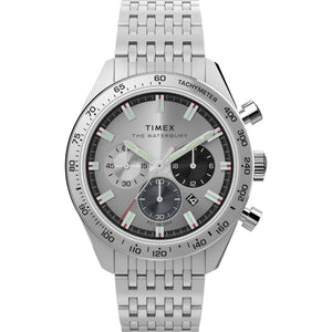 TIMEX Waterbury Silver-Tone Round Dial Analog Men's Watch - TW2Y18700UJ - KRISHNA WATCH COMPANY
