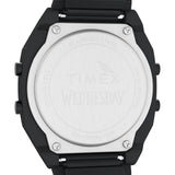 Timex x Wednesday T80 36mm Stainless Steel Expansion Band Watch - TW2Y19500X6 - KRISHNA WATCH COMPANY