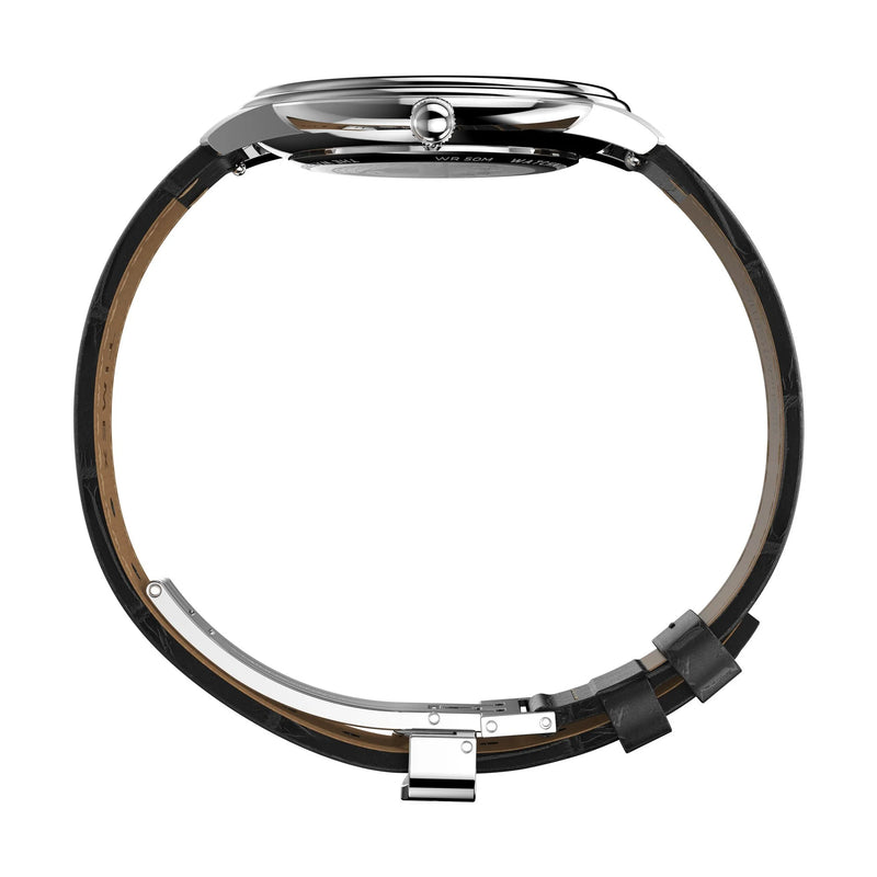 TIMEX Waterbury Silver-Tone Round Dial Analog Men's Watch - TW2Y23100UJ - KRISHNA WATCH COMPANY