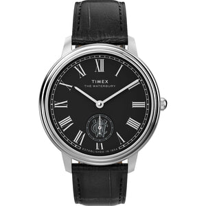 TIMEX Waterbury Black Round Dial Analog Men's Watch - TW2Y23200UJ - KRISHNA WATCH COMPANY