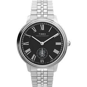 TIMEX Waterbury Black Round Dial Analog Men's Watch - TW2Y23300UJ - KRISHNA WATCH COMPANY