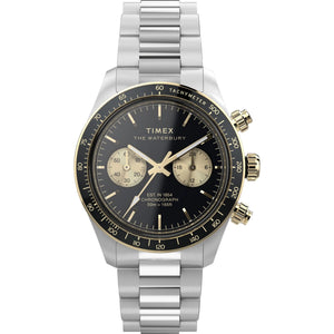 TIMEX Waterbury Black Round Dial Analog Men's Watch - TW2Y24000UJ - KRISHNA WATCH COMPANY