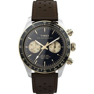 TIMEX Waterbury Black Round Dial Analog Men's Watch - TW2Y24100UJ - KRISHNA WATCH COMPANY