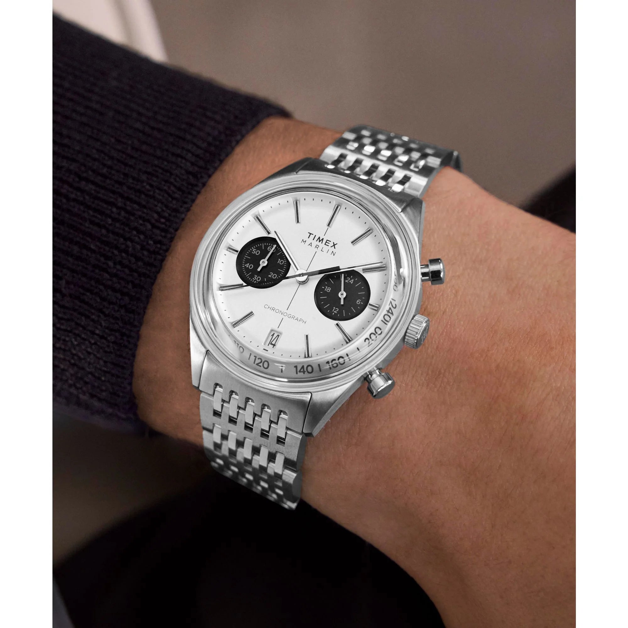 TIMEX Jet Silver Round Dial Analog Men's Watch - TW2Y24600UJ