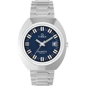 TIMEX Reissue Blue Tonneau Dial Analog Men's Watch - TW2Y33100 - KRISHNA WATCH COMPANY