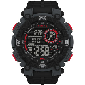 Timex UFC Redemption 50mm Resin Strap Watch TW5M537000D - KRISHNA WATCH COMPANY