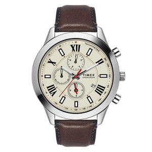 Timex Cosmic Awe Men Chronograph Round Dial Warm Grey Watch - TWEG18514 - KRISHNA WATCH COMPANY