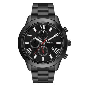 Timex Cosmic Awe Men Chronograph Round Dial Black Watch - TWEG18518 - KRISHNA WATCH COMPANY