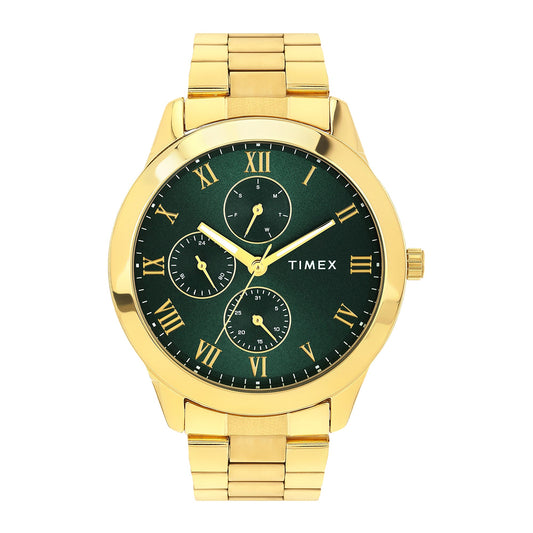 Timex Full Roman Green 45 mm Dial  Astrological  Men's Watch TWEG18527
