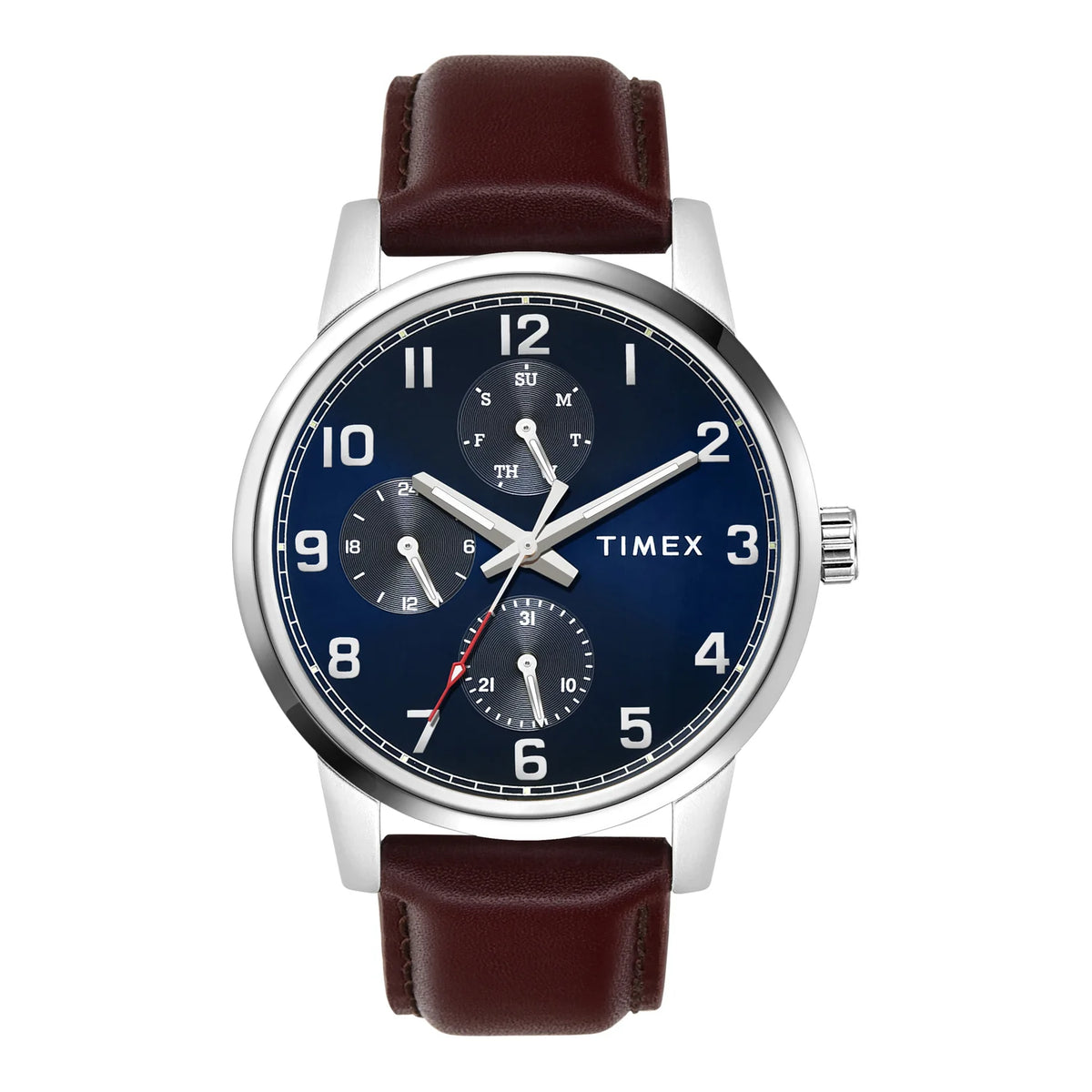 Timex Numero Blue Sunray Dial Analog Men's Watch - TWEG18906