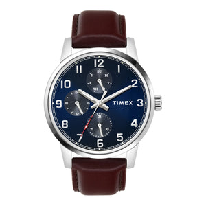 Timex Numero Blue Sunray Dial Analog Men's Watch - TWEG18906 - KRISHNA WATCH COMPANY