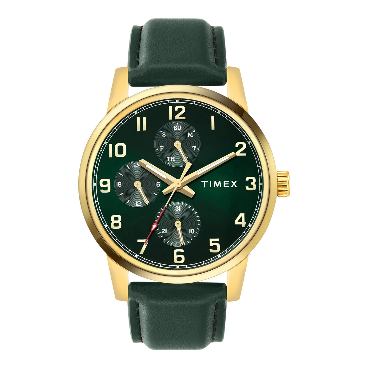 Timex Numero Green Sunray Dial Analog Men's Astrological Watch - TWEG18907