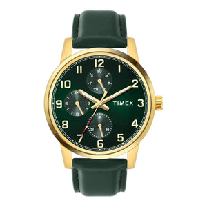 Timex Numero Green Sunray Dial Analog Men's Astrological Watch - TWEG18907 - KRISHNA WATCH COMPANY