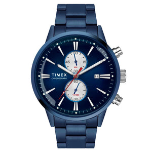Timex Cosmic Awe Men Chronograph Round Dial Blue Watch - TWEG19934 - KRISHNA WATCH COMPANY