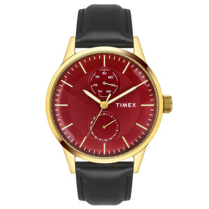 Timex Men Red Round Dial Analog Watch - TWEG19938 - KRISHNA WATCH COMPANY