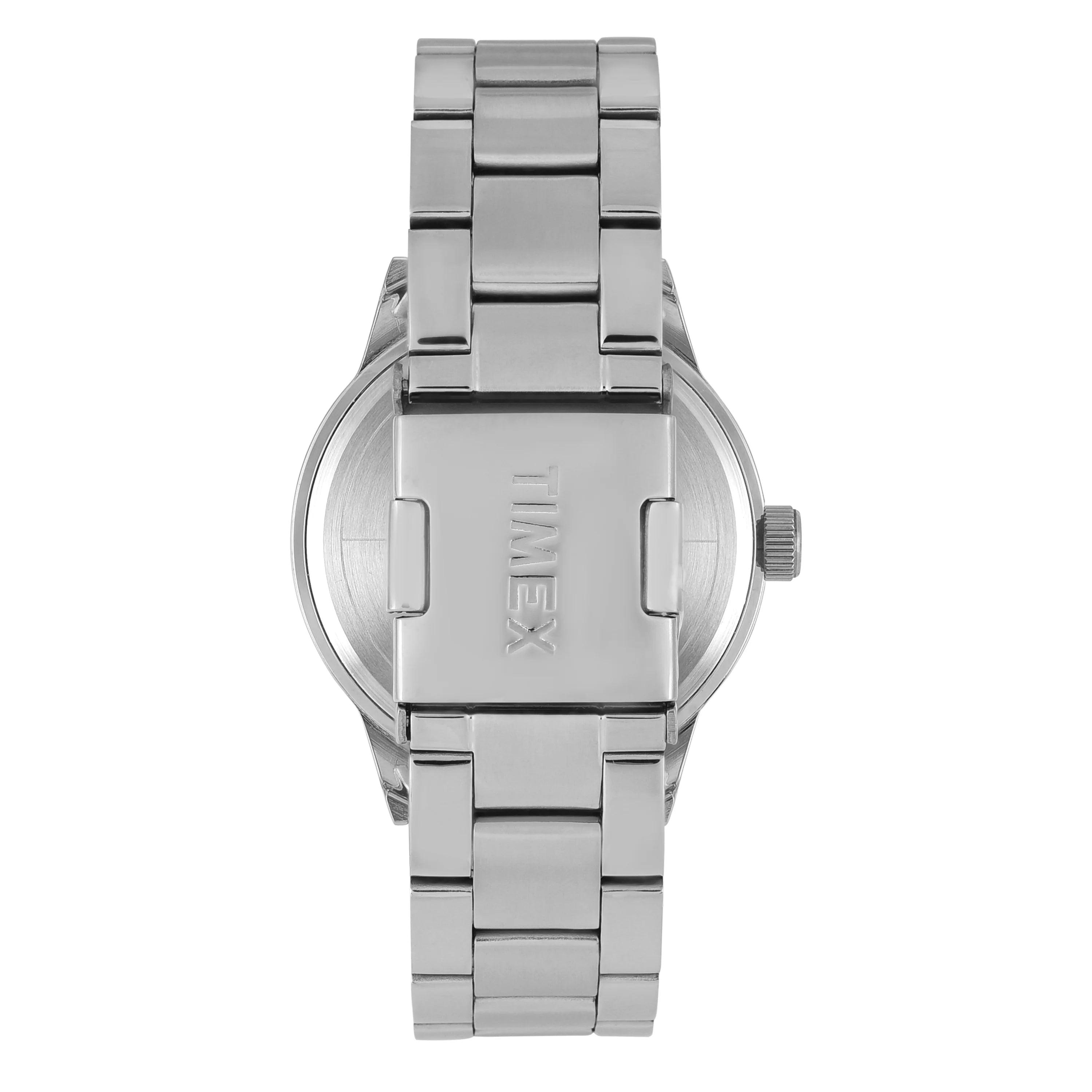 Timex Silver Case 44mm Dark Blue Dial Men's Watch TWEG19944