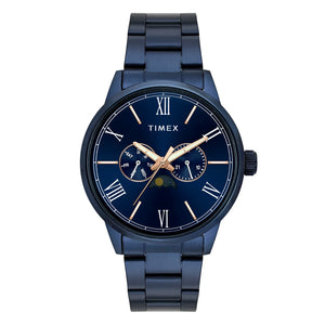 Timex Modern Roman Blue Dial Men's Watch TWEG19946 - KRISHNA WATCH COMPANY
