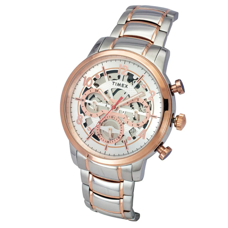 Timex Men Silver Round Dial Analog Watch - TWEG20205