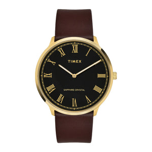 Timex Men Black Round Analog Dial Watch- TWEG22103 - KRISHNA WATCH COMPANY