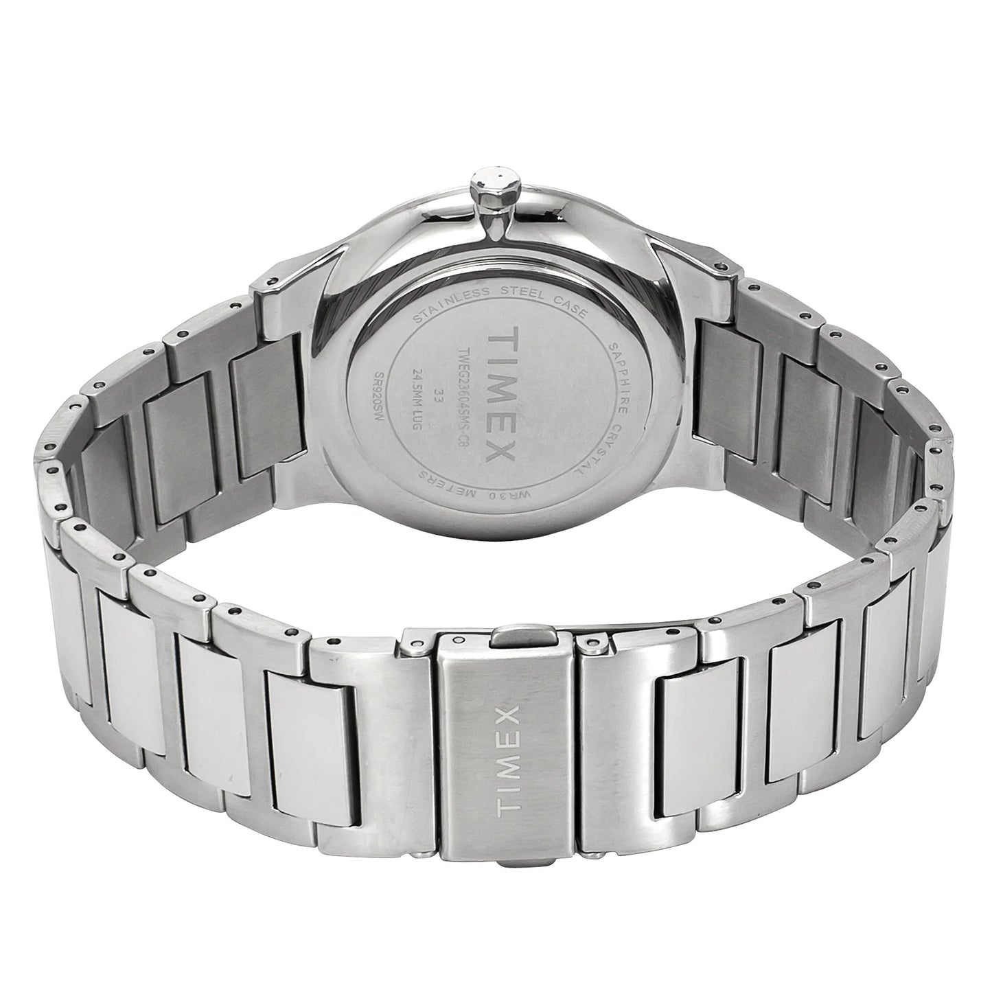 Timex Glossy Robin’s Egg Blue Stainless Steel Men's Watch - TWEG23604