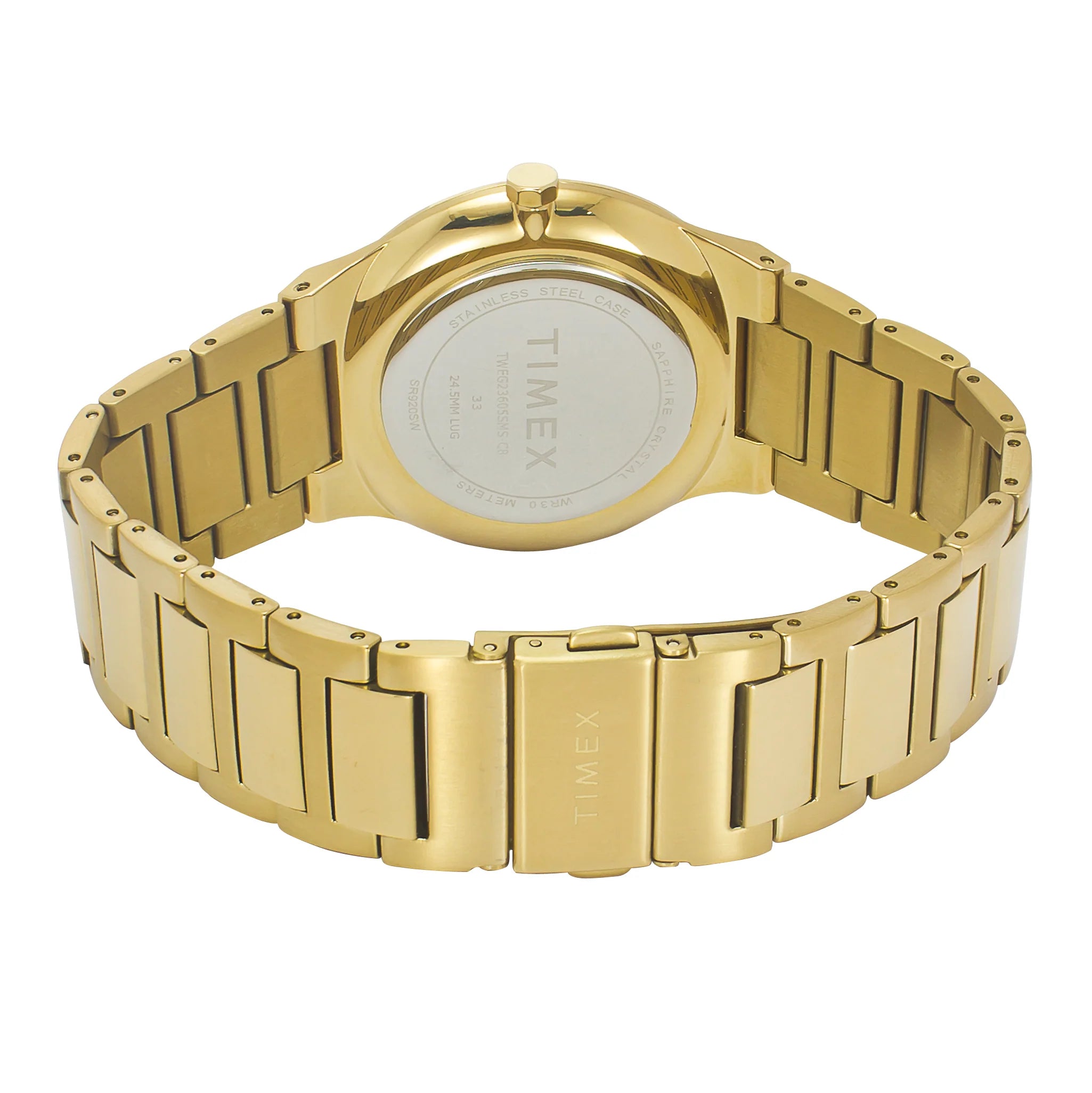 Timex Glossy Green Dial Stainless Steel bracelet Men's Watch - TWEG23605