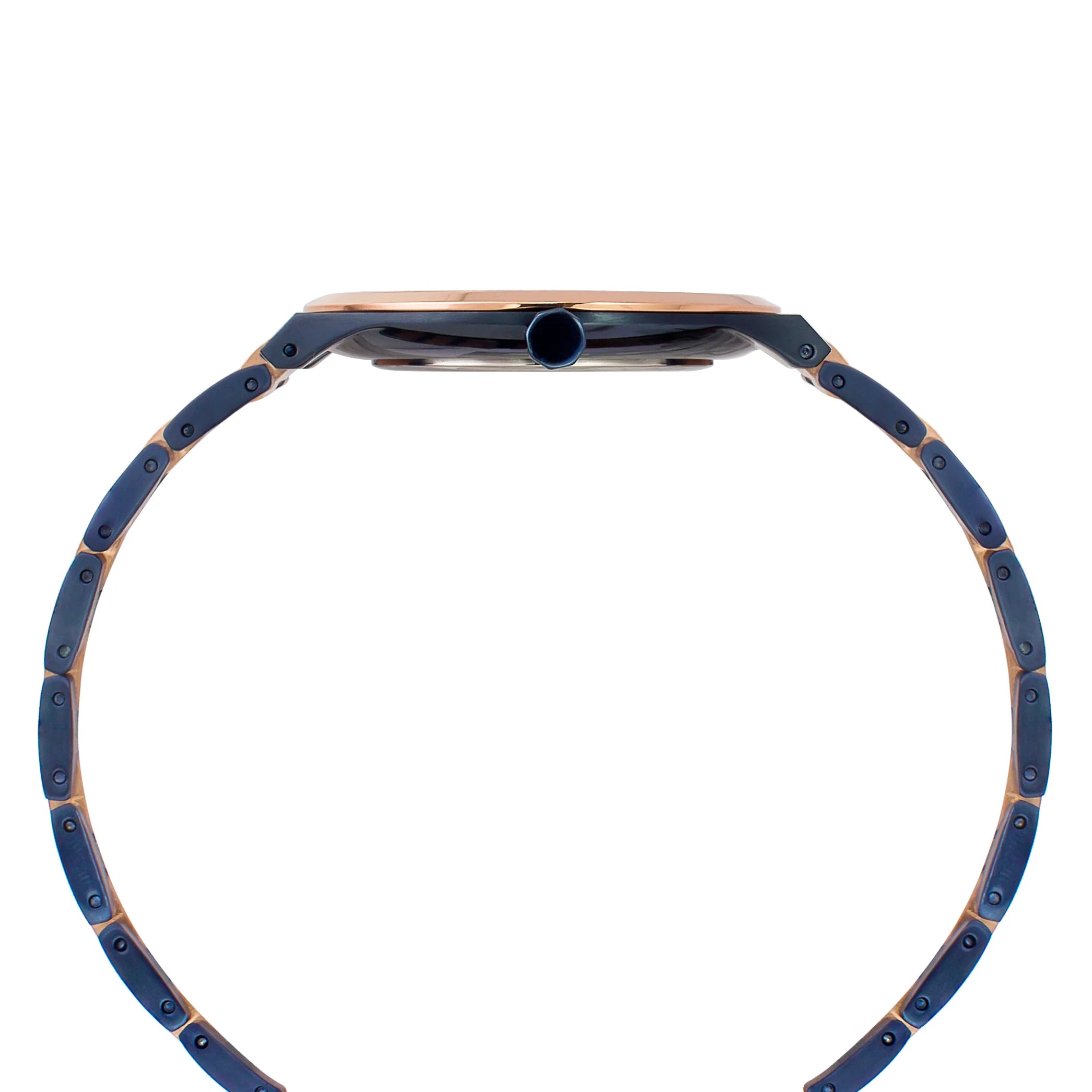 Timex Glossy Blue Dial Stainless Steel Bracelet Men's Watch - TWEG23607