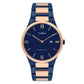 Timex Glossy Blue Dial Stainless Steel Bracelet Men's Watch - TWEG23607