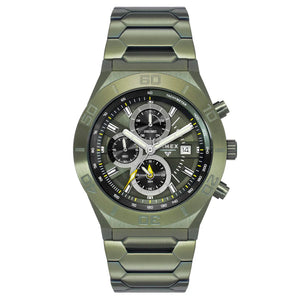 TIMEX Men Green Round Dial Analog Chronograph Watch - TWEG24903 - KRISHNA WATCH COMPANY