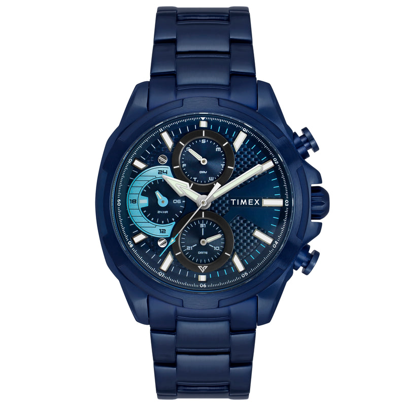TIMEX Men Blue Round Dial Analog Watch - TWEG25003