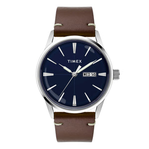 TIMEX Men Blue Round Dial Analog Watch - TWEG25500 - KRISHNA WATCH COMPANY