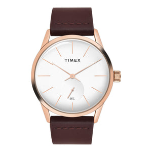 TIMEX Men Silver Round Dial Analog Watch - TWEG25505 - KRISHNA WATCH COMPANY