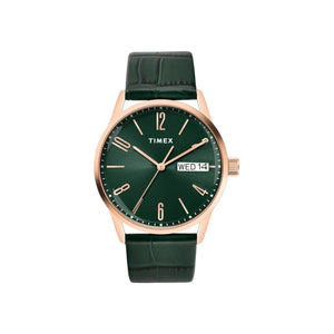 Timex Men Green Dial Analog Watch - TWEG25509 - KRISHNA WATCH COMPANY