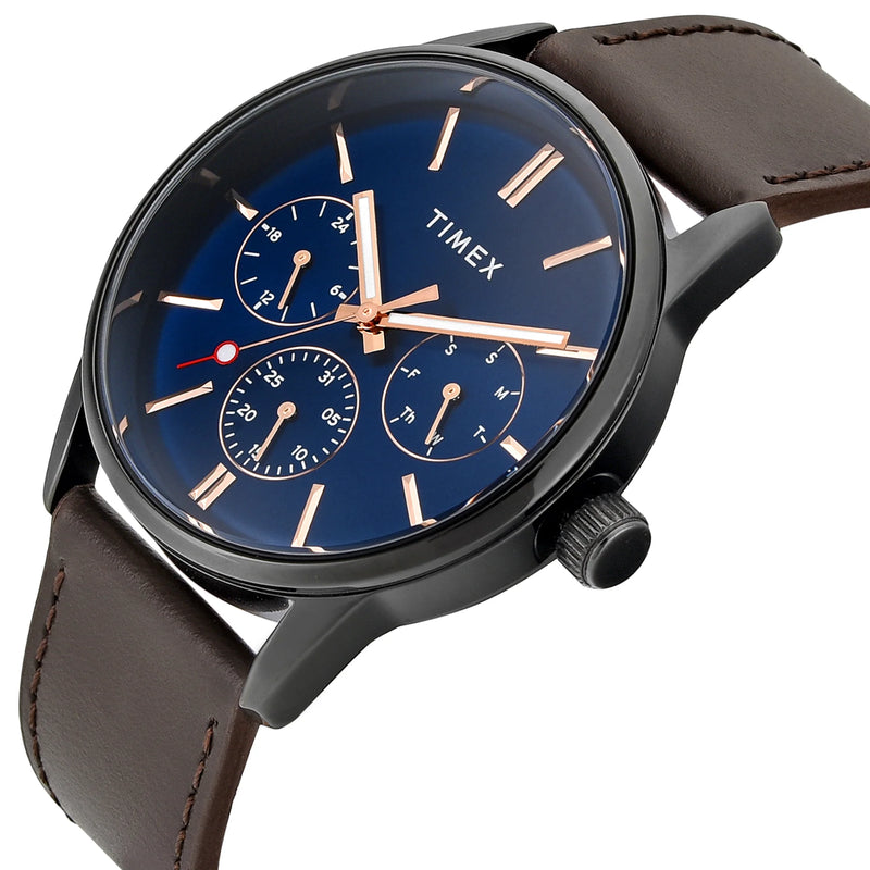 Timex Trendline Round Blue Dial Analog Men Watch - TWEG25515