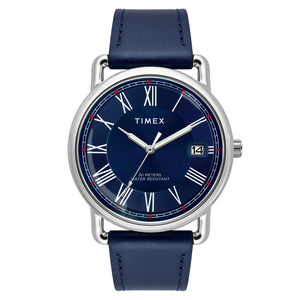 TIMEX Men Blue Round Dial Analog Watch - TWEG25600 - KRISHNA WATCH COMPANY