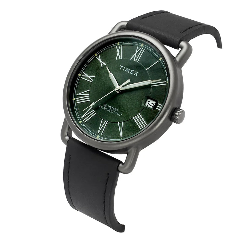 TIMEX Men Green Round Dial Analog Watch - TWEG25602