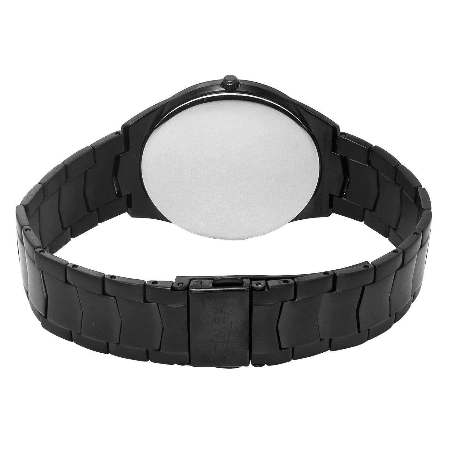 Timex Black Textured Dial Stainless Steel Bracelet Men's Watch - TWEG25803