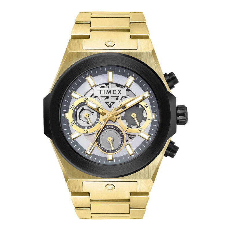 TIMEX Vector Men Silver Round Dial Analog Watch - TWEG26101