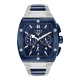 TIMEX Vector Men Blue Rectangle Chronograph Dial Analog Watch - TWEG26202 - KRISHNA WATCH COMPANY
