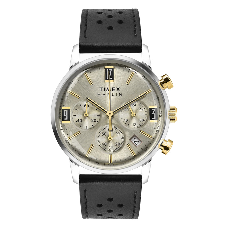Timex Marlin Beige Round Dial Analog Men's Watch - TWEG26705 - KRISHNA WATCH COMPANY